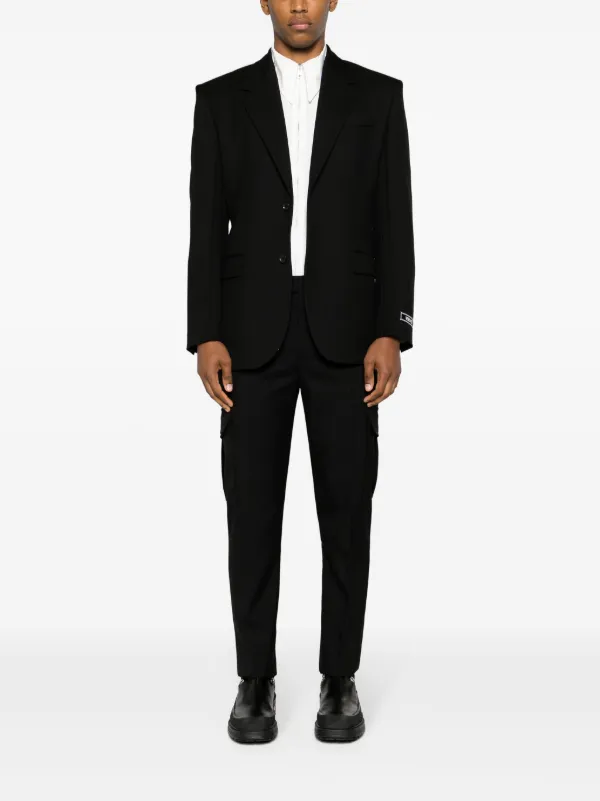 Alexander McQueen tapered-leg Cargo Trousers | Black | FARFETCH