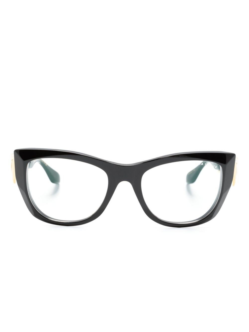 Shop Dita Eyewear Icelus Cat-eye Frame Glasses In Black