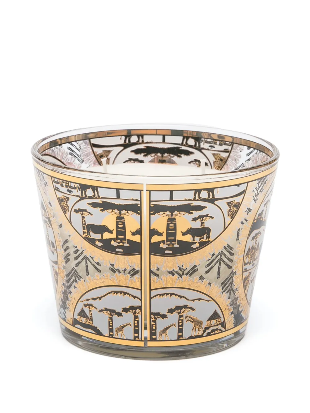 Baobab Collection Afrika geurkaars met print (1121g) - Goud