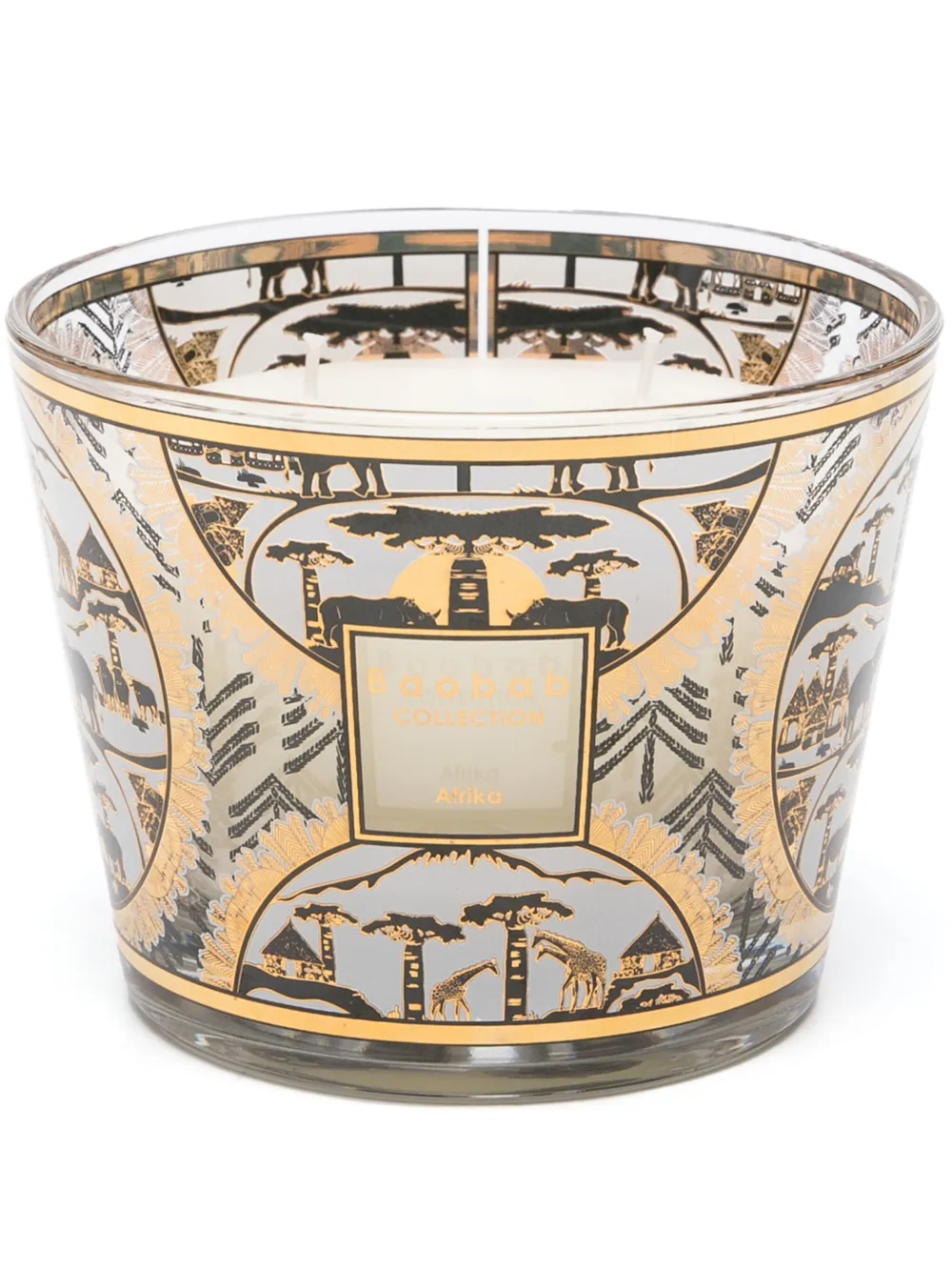Baobab Collection Afrika graphic-print scented candle (1121g) - Oro