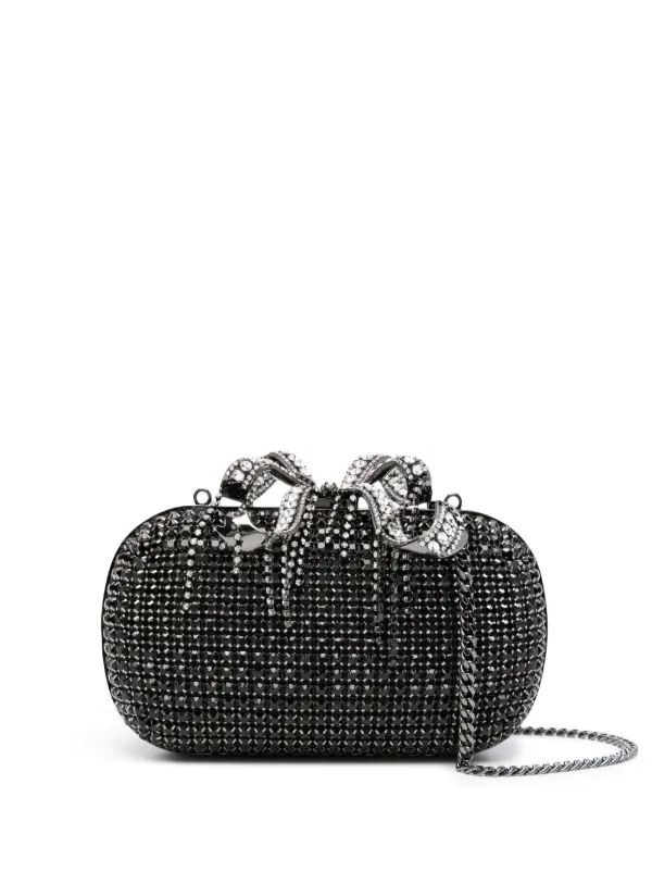 Black on sale embellished clutch