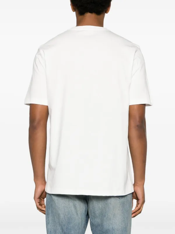 Diesel Crew Neck logo print Cotton T shirt Farfetch