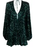ROTATE BIRGER CHRISTENSEN sequin-embellished mini dress - Green