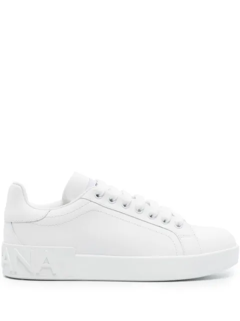Dolce & Gabbana tenis con logo en relieve