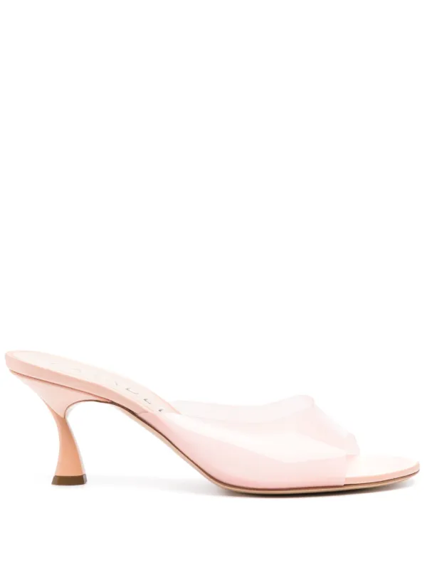 Translucent mules sale