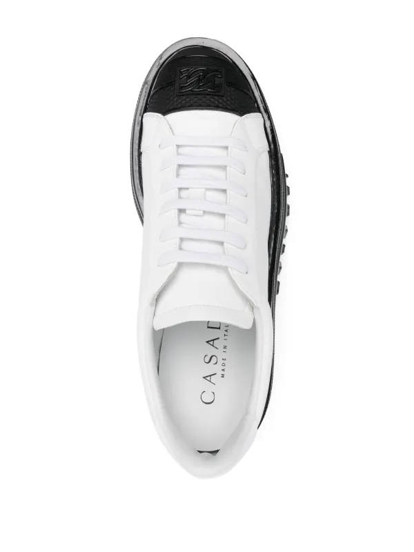 スニーカー CASADEI White Leather Nexus Sneakers Nexus Leather Sneakers in White for Women | Casadei®