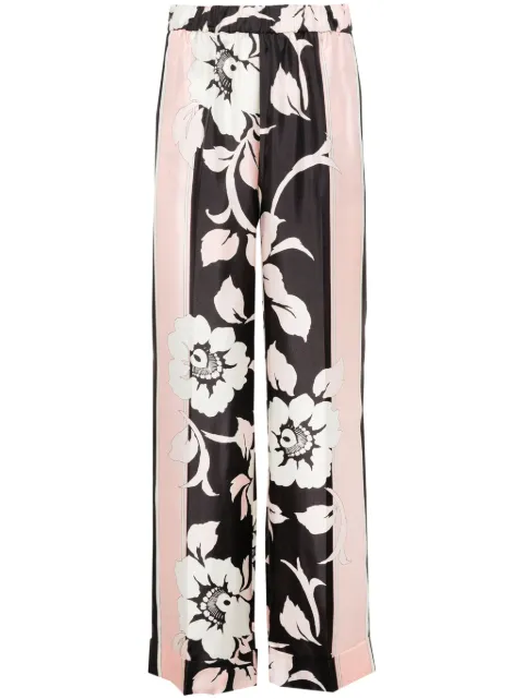 P.A.R.O.S.H. Stevia floral-print trousers