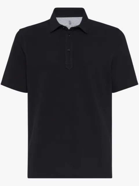 Brunello Cucinelli playera tipo polo con botones