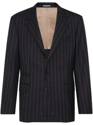 Brunello Cucinelli テーラードジャケット | ブラック | FARFETCH JP