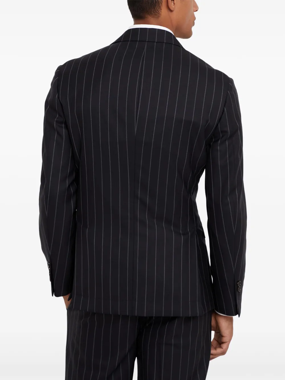 Brunello Cucinelli Wollen blazer Zwart