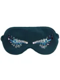 Jenny Packham Golightly silk eye mask - Green