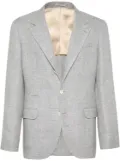 Brunello Cucinelli notched-lapels single-breasted blazer - Grey