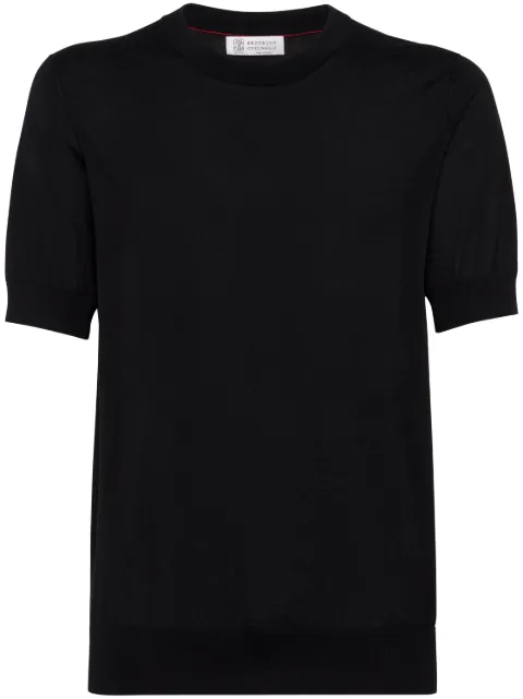Brunello Cucinelli cotton-silk blend T-shirt