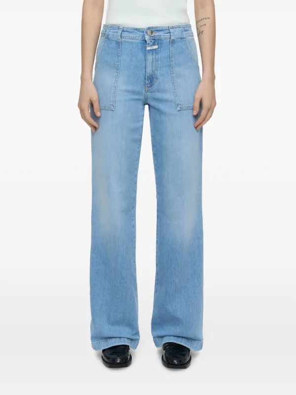 Closed high-rise straight-leg Jeans | Blue | FARFETCH