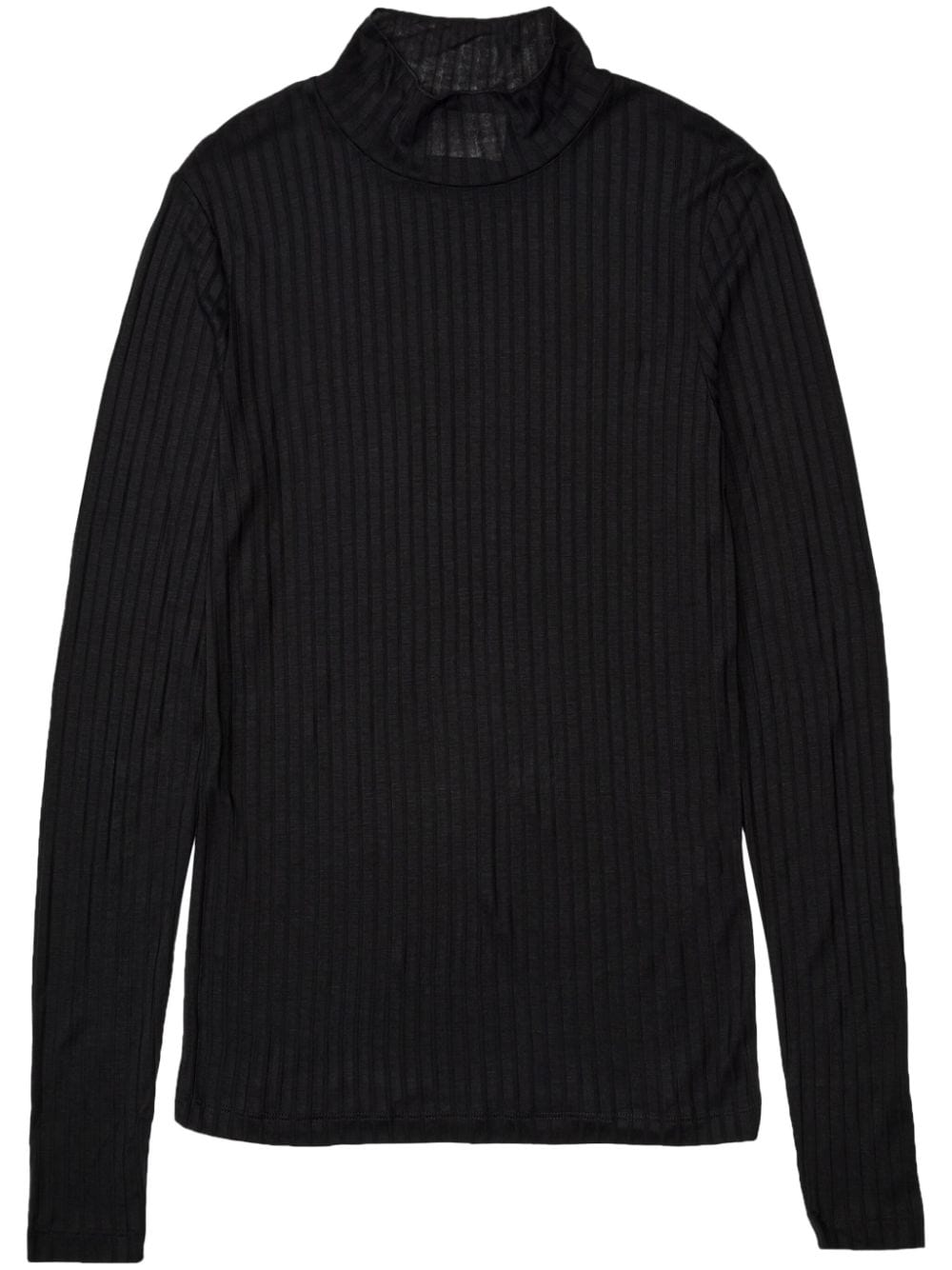 high-neck lyocell jumper