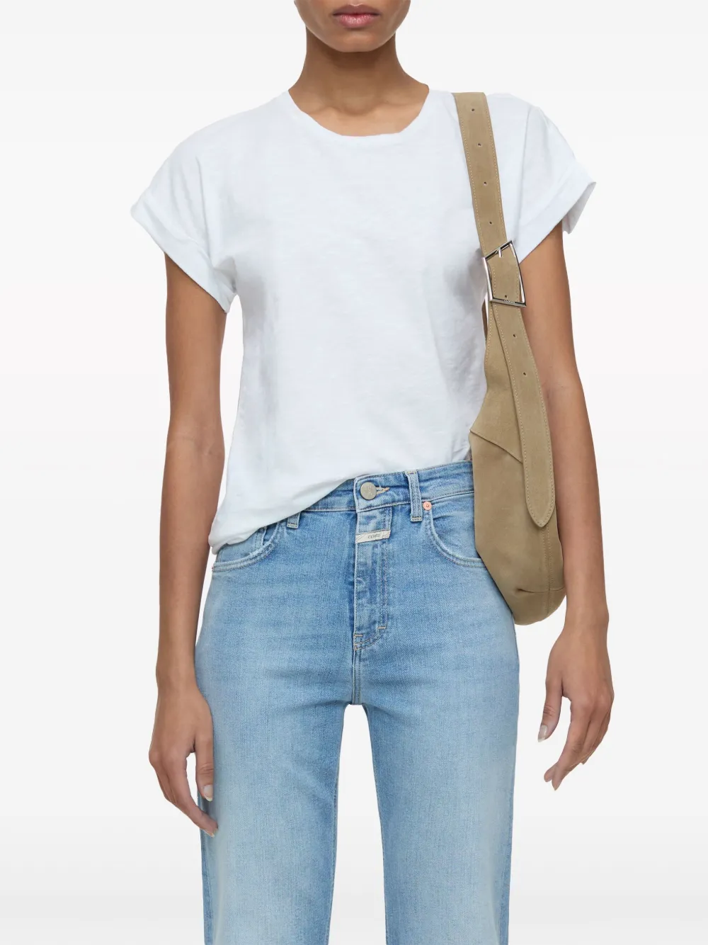 Closed Easy short-sleeve cotton T-shirt - Wit