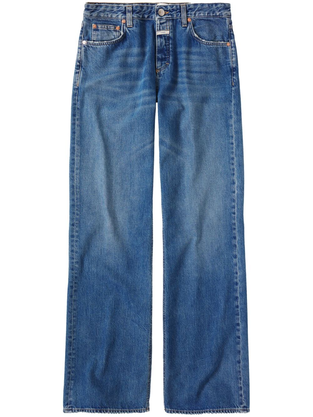 Shop Closed Gillan Wide-leg Jeans In Blue