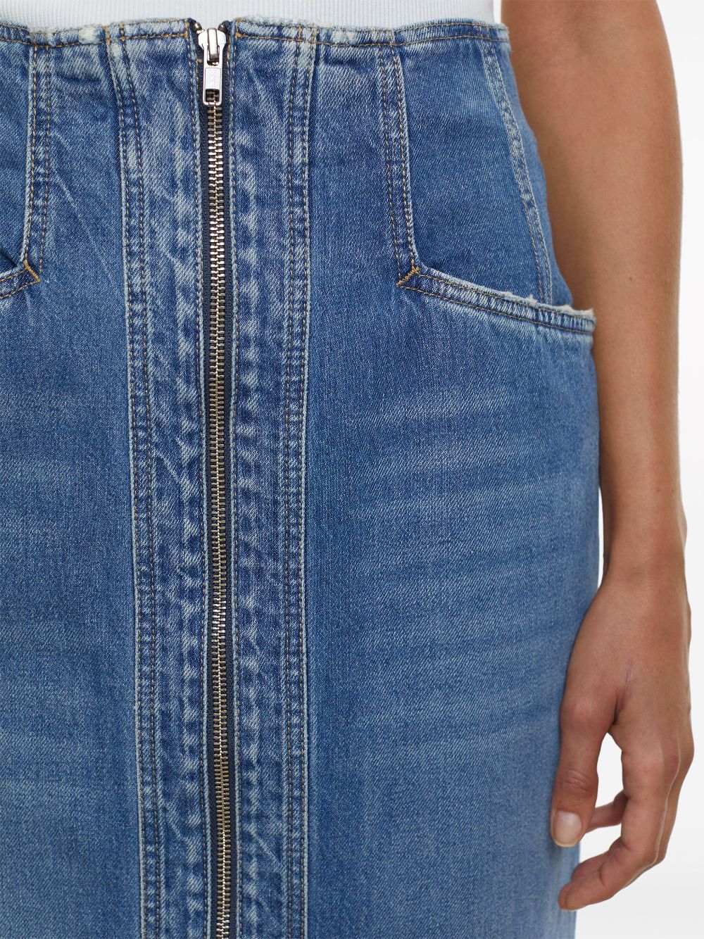 Closed Denim kokerrok Blauw