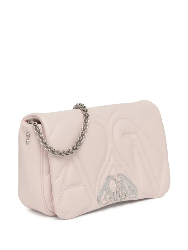 Alexander McQueen Small The Seal Shoulder Bag | Pink