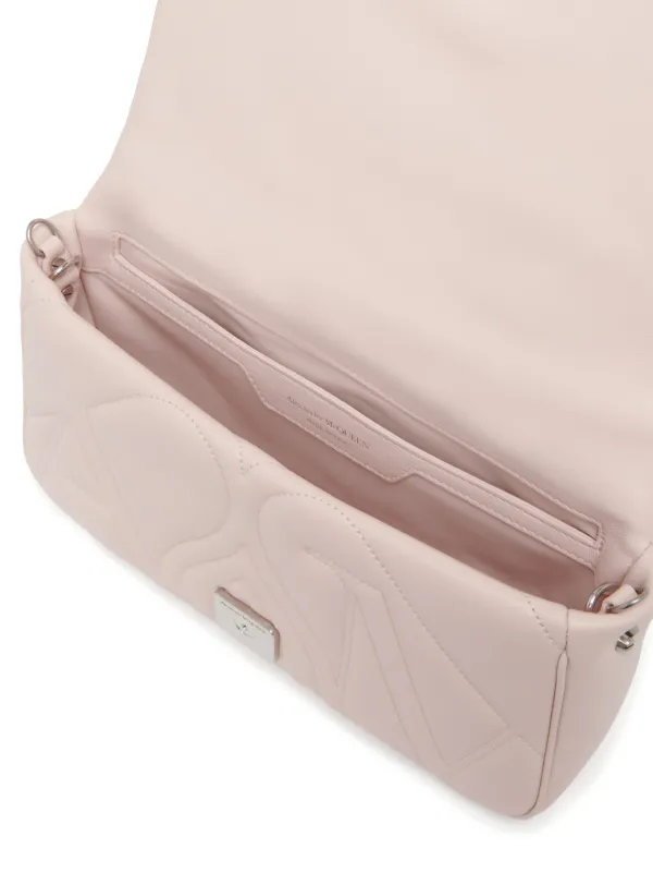 ショルダーバッグ・ポシェット ALEXANDER MCQUEEN PINK LEATHER SMALL SEAL SHOULDER BAG Alexander McQueen Small The Seal Shoulder Bag | Pink
