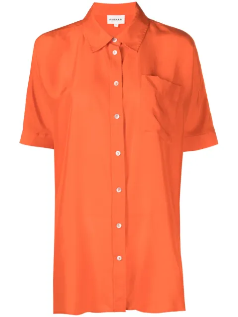 P.A.R.O.S.H. short-sleeve silk shirt