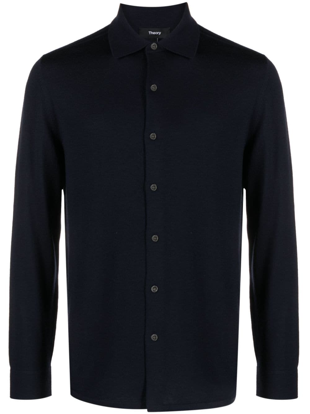 Image 1 of Theory Lorean fine-knit shirt