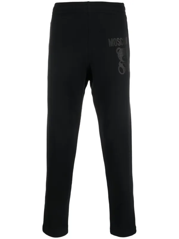 Moschino Pantaloni Sportivi Con Stampa Teddy Bear Nero FARFETCH IT - Main Image