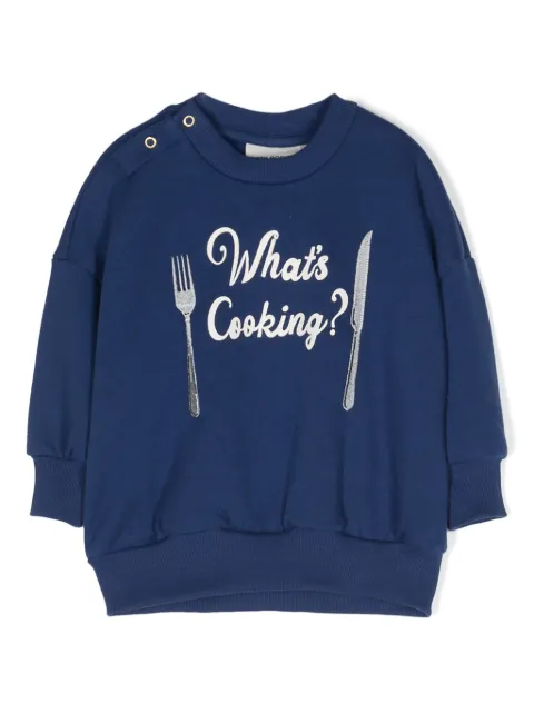 Mini Rodini graphic-print organic cotton sweatshirt