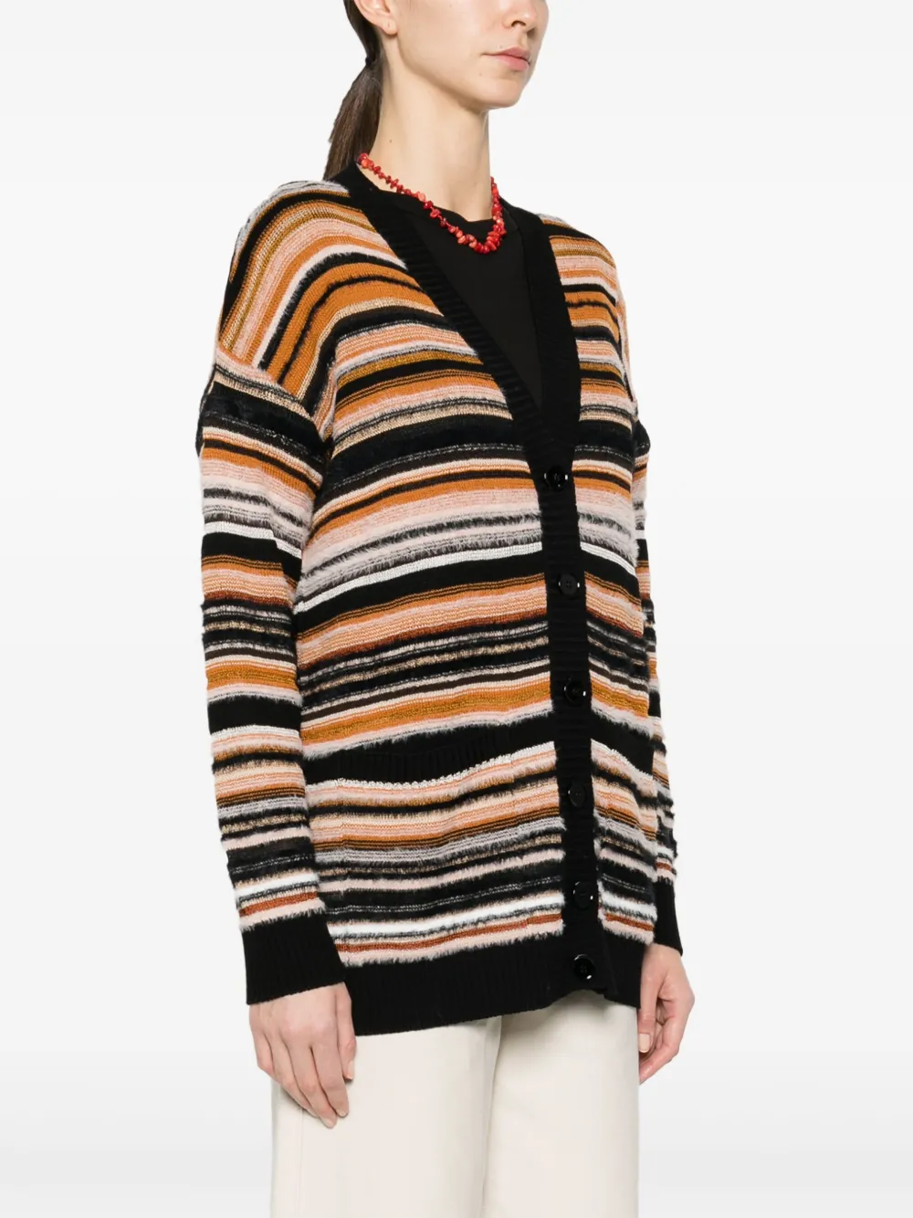 Missoni Striped crochetknit Cardigan Farfetch
