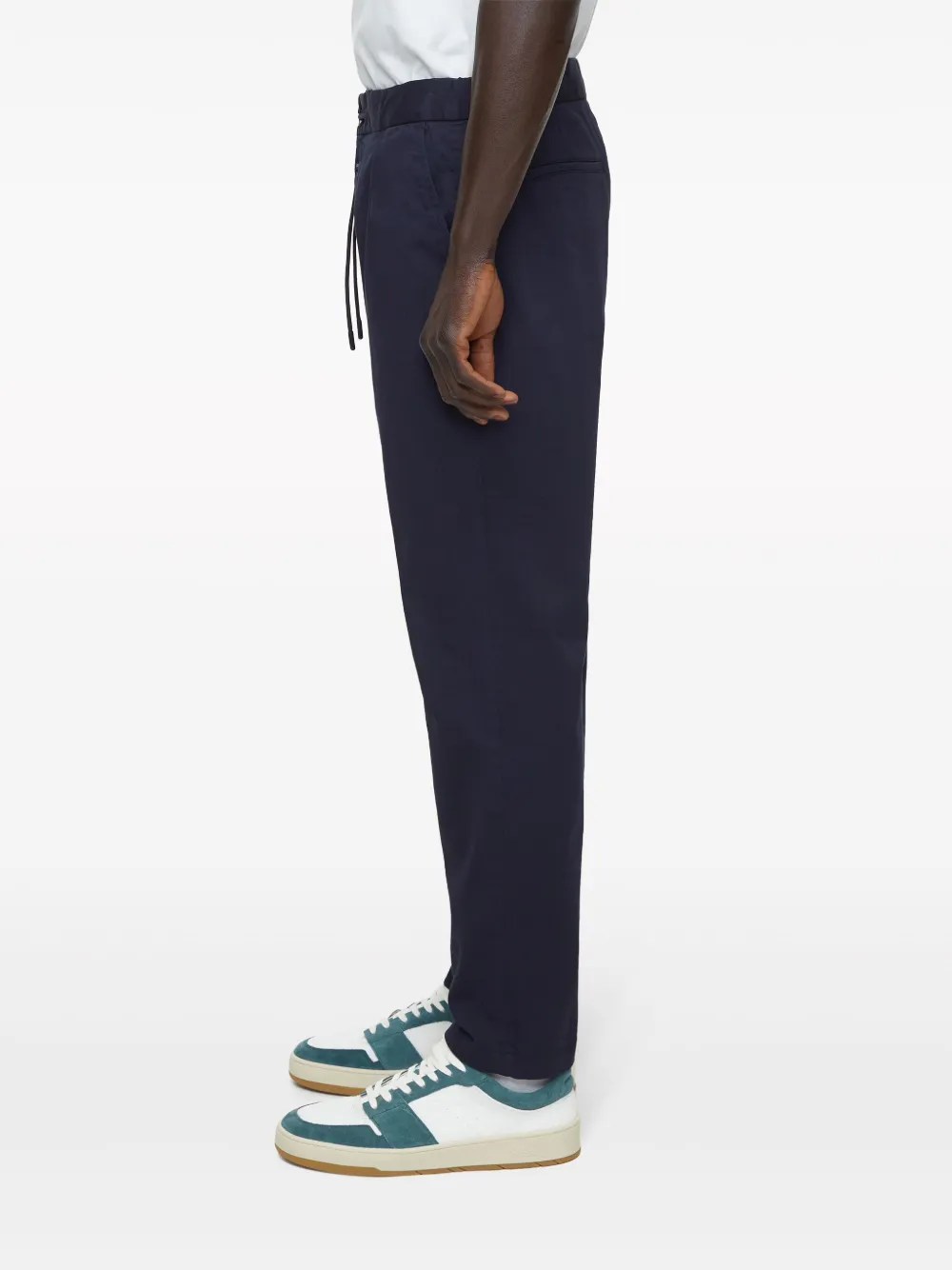 Shop Closed Vigo Mid-rise Tapered Trousers In Blue