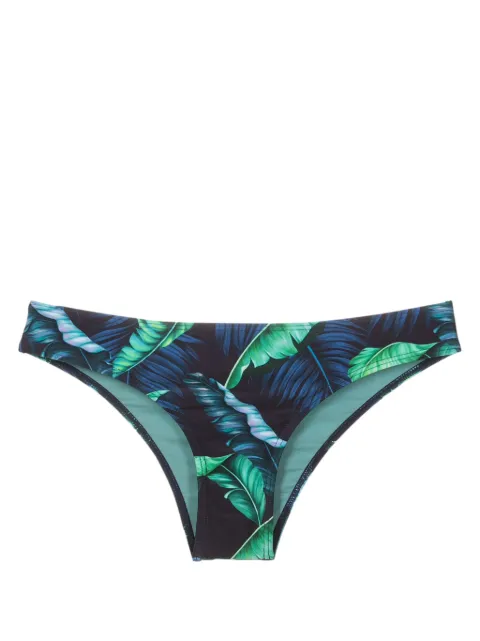 Lygia & Nanny Waikiki leaf-print bikini bottoms
