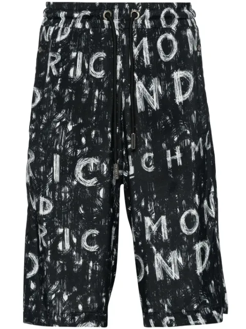 John Richmond shorts med logotyp