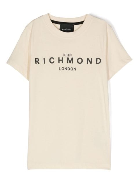 John Richmond Junior Darik T-Shirt mit Logo-Print