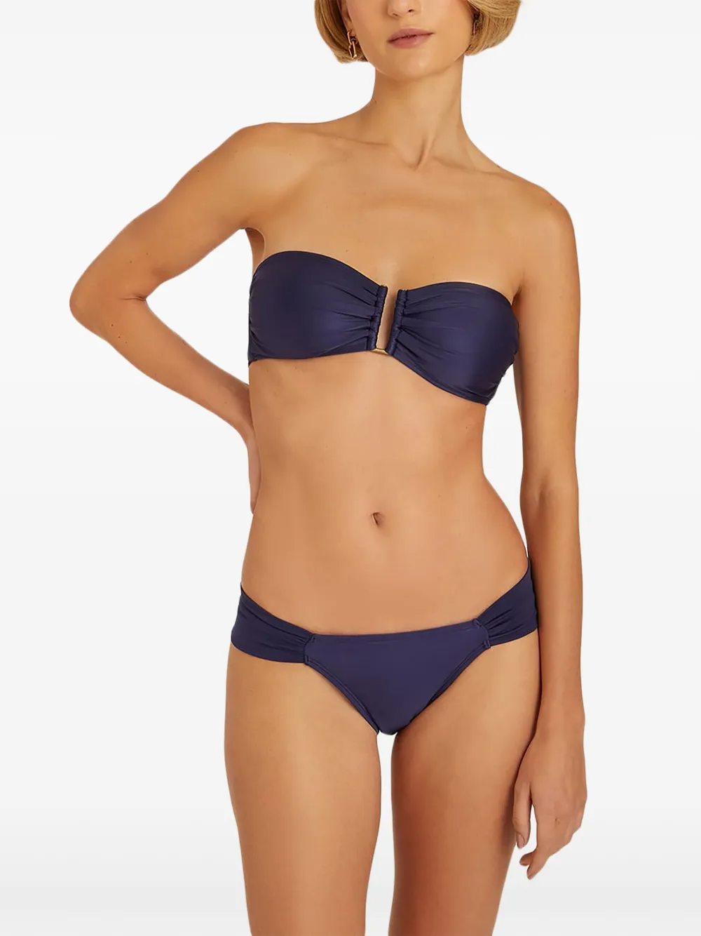  Lenny Niemeyer Draped Bikini Bottoms - Blue 