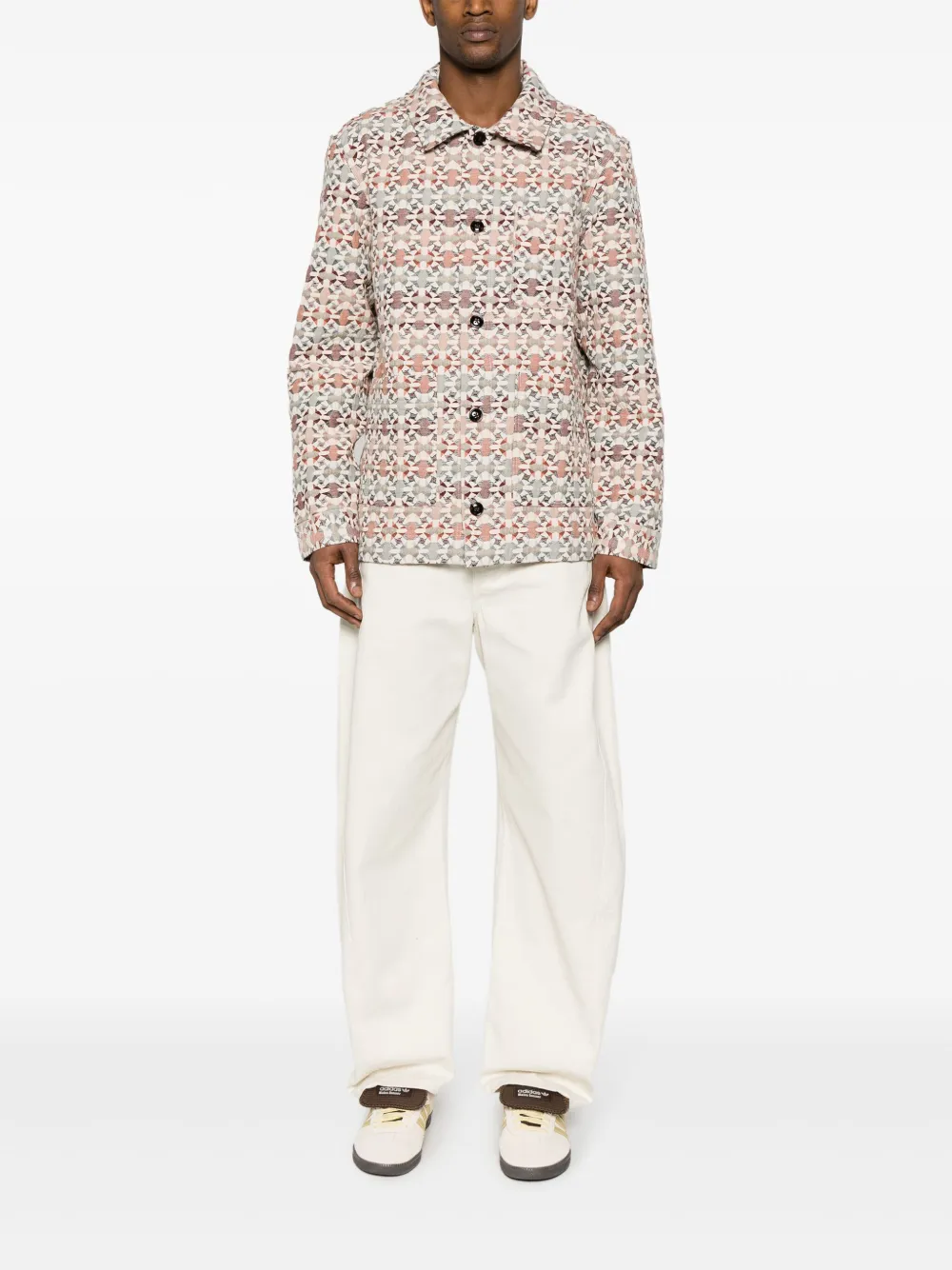 NN07 Olav gewatteerd shirtjack - Beige