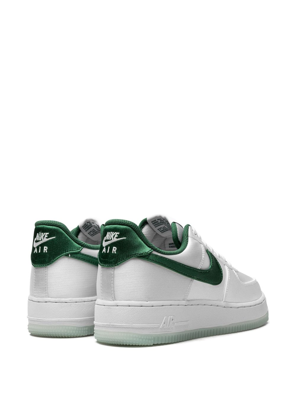 Shop Nike Air Force 1 Low "satin Pine Green" Sneakers In White