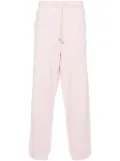 Acne Studios Face-patch jersey trousers - Pink