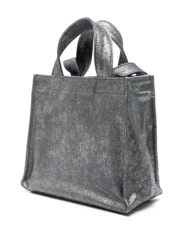 Acne Studios Logo トートバッグ ミニ | シルバートーン | FARFETCH JP