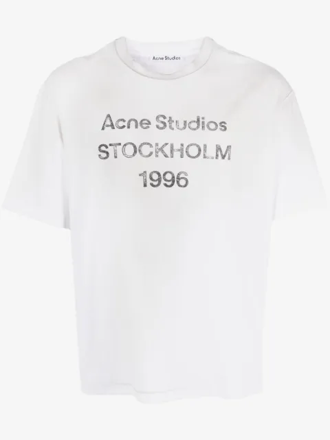Acne Studios t-shirt ample à logo imprimé