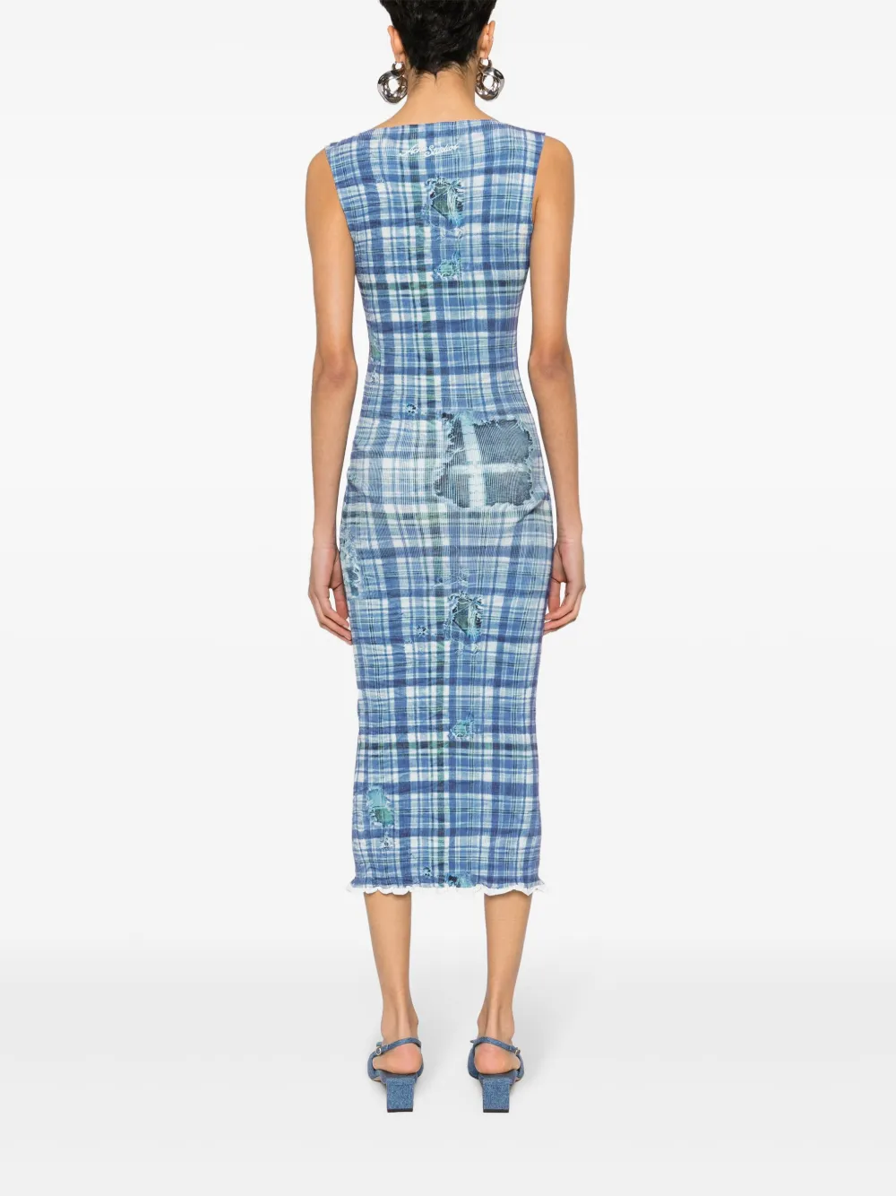 Acne Studios Mouwloze jurk Blauw