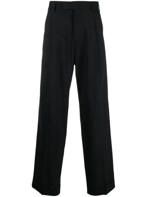 PT Torino tailored straight-leg wool trousers