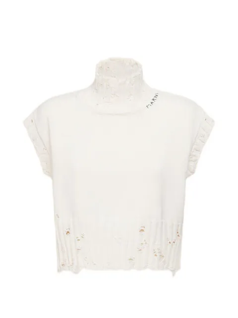 Marni cotton cropped vest