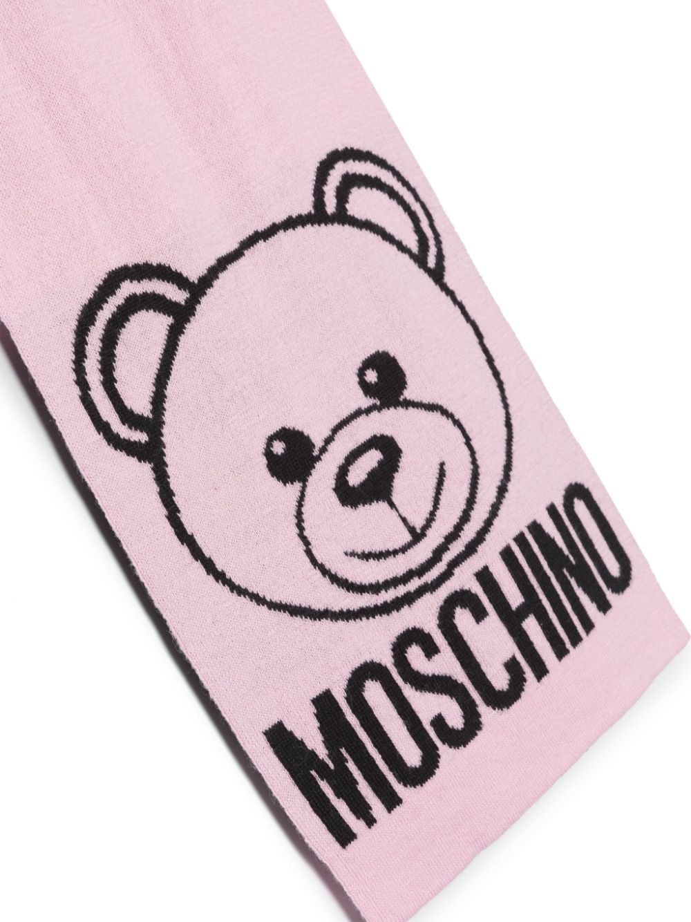 Moschino Wollen sjaal - Roze