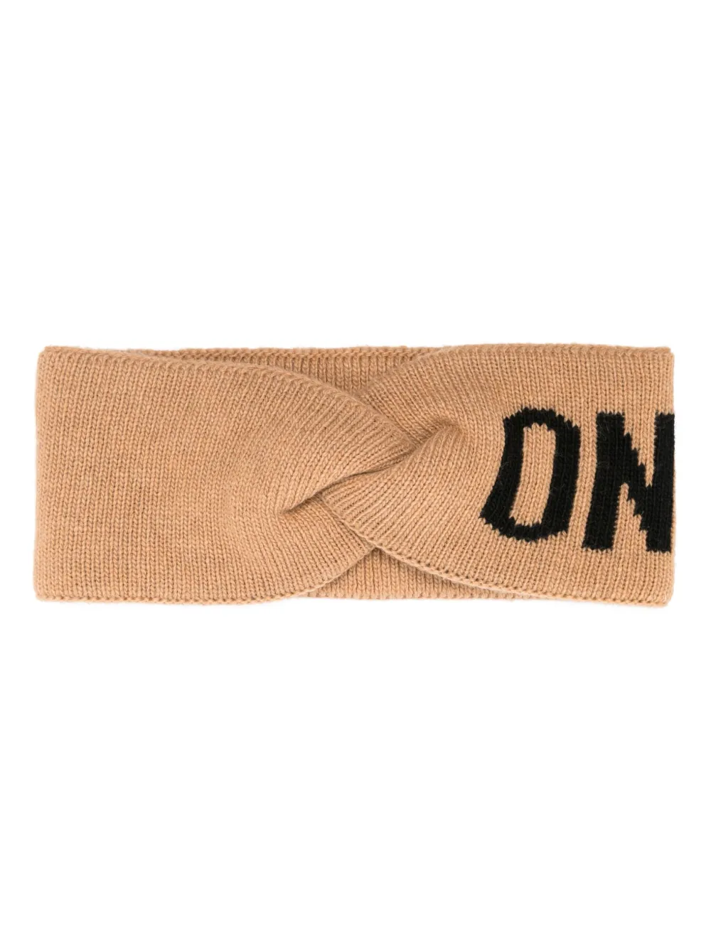 Moschino Geribbelde sokken met intarsia logo Beige