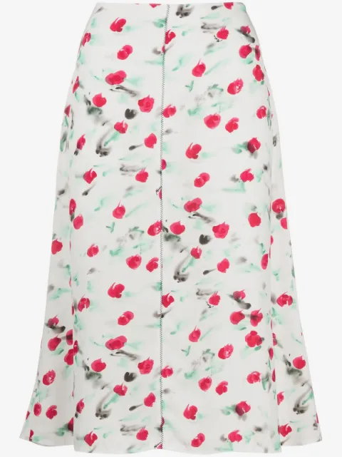 Marni Midirock mit Blumen-Print