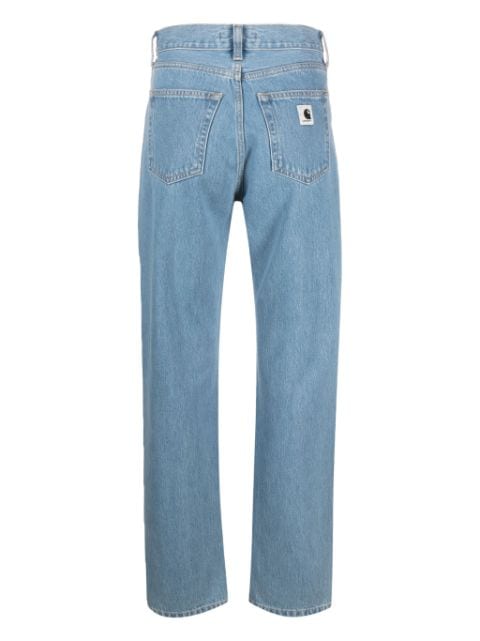 W' Noxon high-rise straight-leg jeans