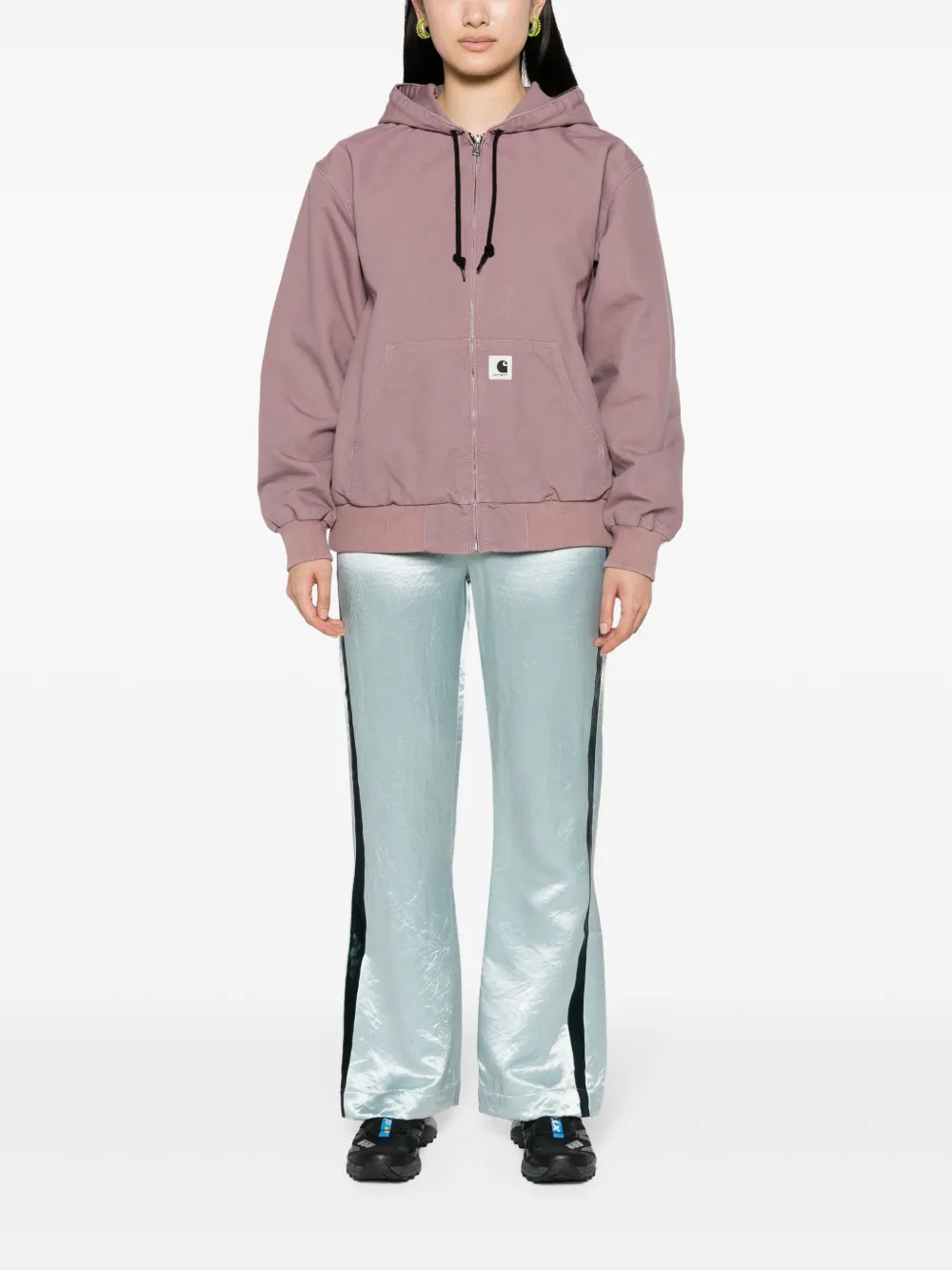 Carhartt WIP Jack met capuchon - Paars