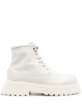 Marsèll 60mm leather lace-up boots - White