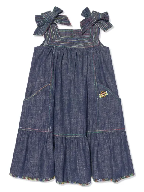 ZIMMERMANN Kids Alight denim dress