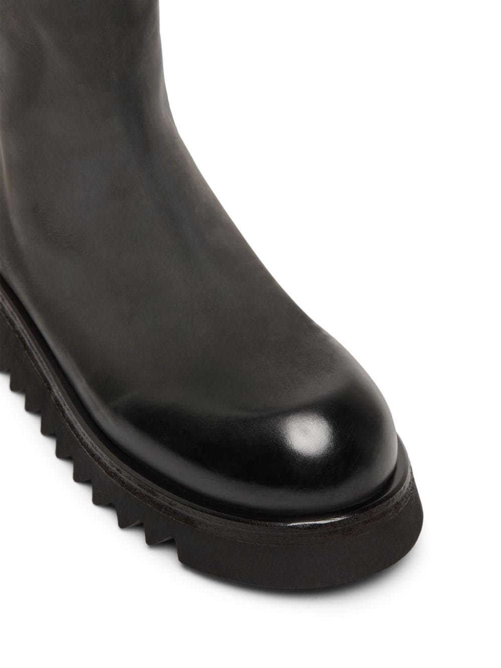 Shop Marsèll Cariata Leather Ankle Boots In Black
